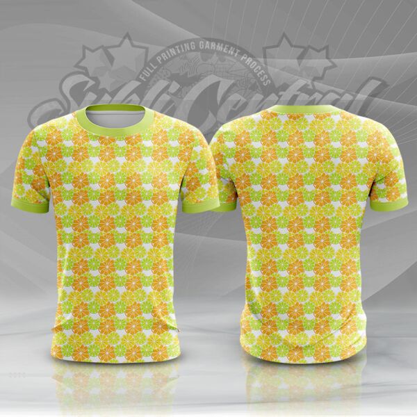 Limes Summer Full Print Roundneck Shirt Thumbnail