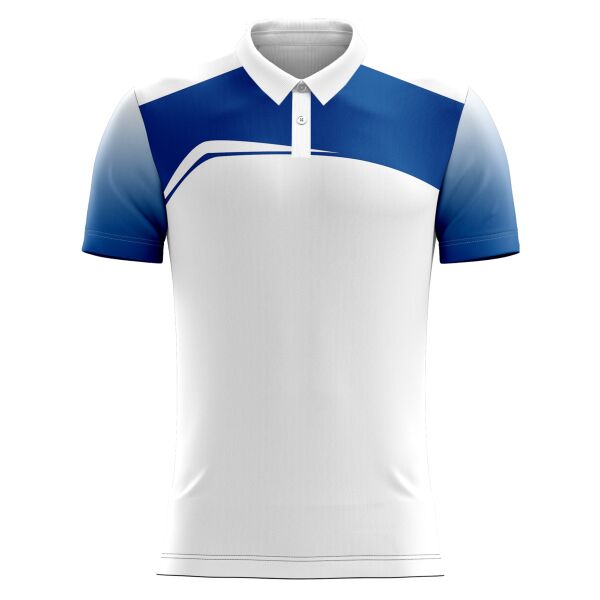 Corporate White Body Sublimation Combination Polo Shirt - SCS8 Thumbnail
