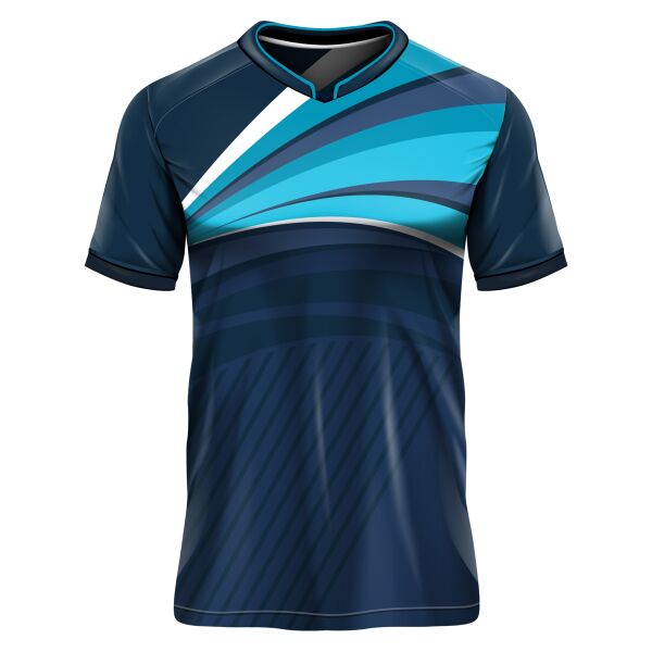 Diagonal Stripes Design Esport Full Print Roundneck Shirt Thumbnail