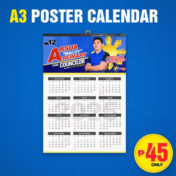 Poster A3 Wall Calendar Thumbnail