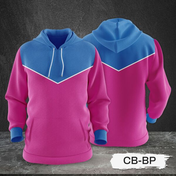 3 Color Combination Hoodie Jacket Full Print Sublimation Thumbnail