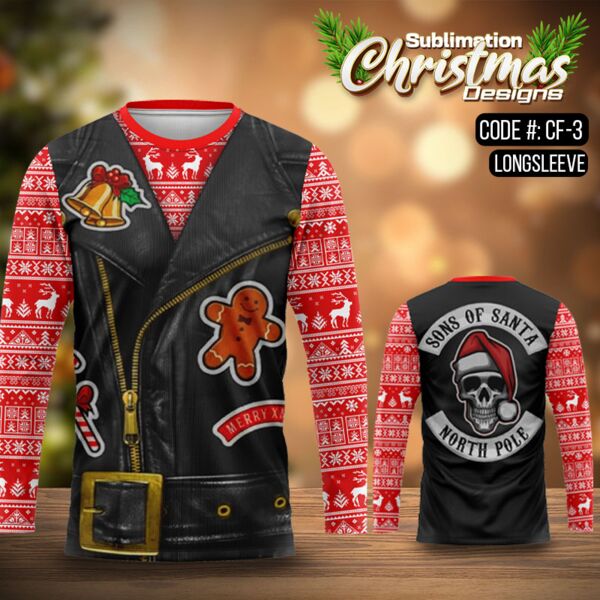 Christmas Costume Full Print Long Sleeve Thumbnail