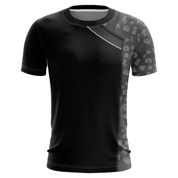 Pet Groomer Uniform Full Print Roundneck Shirt Thumbnail