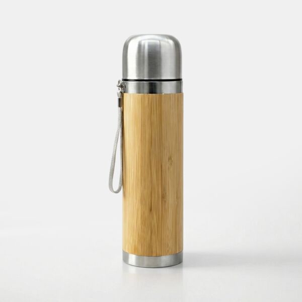 Double Layer Vacuum Bamboo Straight Cup Thumbnail